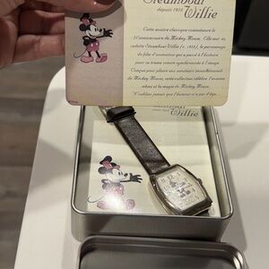 Mickey Mouse Brown Leather Strap Watch 2004